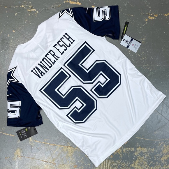 Nike Leighton Vander Esch Dallas Cowboys Medium Jersey NFL White Football - Picture 1 of 12
